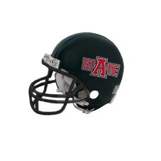 Arkansas State Riddell Replica Black Mini Helmet, Red Wolf