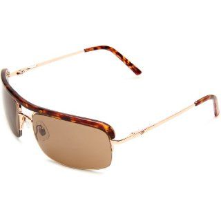 BM421 C3 Classic Sunglasses,Gold Frame/Brown Lens,One Size Shoes