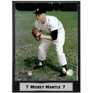 Mickey Mantle 9x12 Baseball Photo Plaque Today $22.99