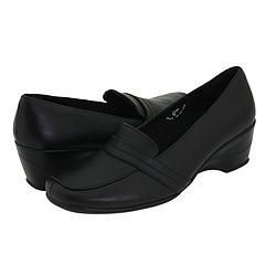 Lassen Tanessa Black Leather Loafers