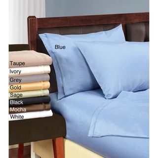 Egyptian Cotton 1500 Thread Count Solid Oversized Sheet Set