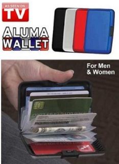 Aluma Wallet Indestructible Aluminum Wallet  Red Clothing