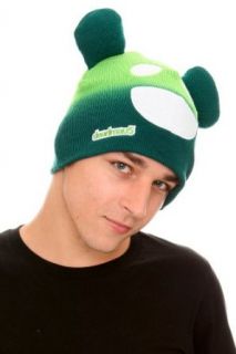Deadmau5 Ears Green Knit Beanie Clothing