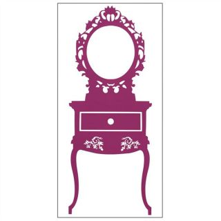 Sticker géant maroufle Coiffeuse violette   Achat / Vente STICKER