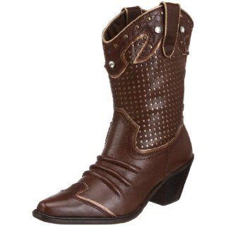 Volatile Womens Jolene Boot,Brown,5.5 M US Shoes