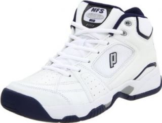  Prince Viper VI Mid Tennis Shoe,White/Navy/Silver,7 D US: Shoes