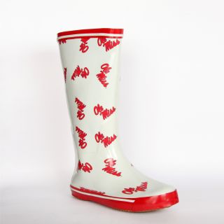Ole Miss Rebel Womens Scattered Logo Rain Boots Today: $45.99