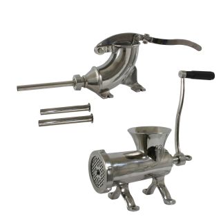 Stainless Steel Stuffer and Grinder Set Compare $187.36 Today $159
