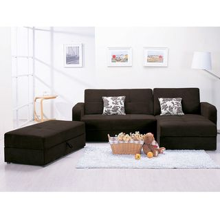 Acme Mulberry Chocolate Adjustable Sectional Sofa