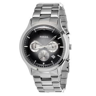 Fossil Mens Stainless Steel Ansel Chronograph Watch