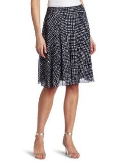 Pendleton Womens Windward Skirt, Midnight Navy Geo Knit