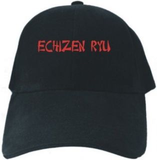Caps Black Embroidery  Echizen Ryu Oriental Style