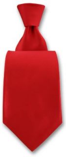 Red Satin Silk Tie by Robert Charles Clothing