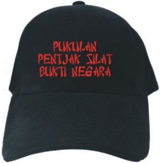 Caps Black Embroidery  Pukulan Batawi Oriental Style