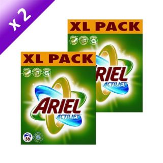 ARIEL Actilift Classique Poudre 56 Doses x2   Achat / Vente LESSIVE