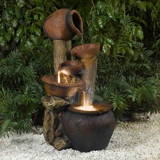 Pentole Pot Illuminated Water Fountain