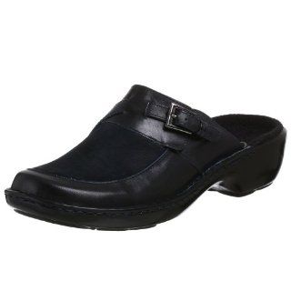 Clarks Womens Bagel Clog,Navy,8 M Shoes