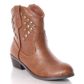 Soda Corral Cowboy Ankle Boots Shoes