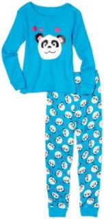Kids Headquarters Sleepwear Girls 2 6X Panda Pajama, Blue