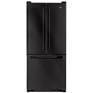 LG Black 20 cubic foot LED Control Three door Refrigerator
