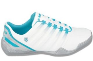  K Swiss Court Spin Athletic Sneakers Shoes White Womens Shoes