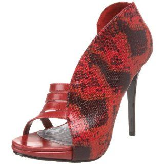Dollhouse Womens Kali Sandal,Red,10 M US Shoes