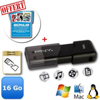 PNY Attaché 16 Go Movie Promo   Achat / Vente CLE USB PNY Attaché 16