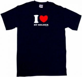 I Heart (Love) My Soldier Kids T Shirt In 5 Colors 2T thru