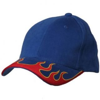 Flame Cap(03) Royal Red Yellow W31S67B Clothing