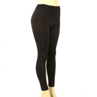 Leggings Tights Stretch Skinny Pants Black Print: Clothing