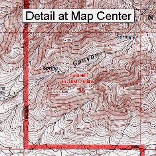 USGS Topographic Quadrangle Map   Gold Hill, New Mexico