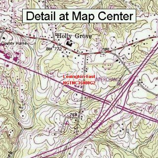 USGS Topographic Quadrangle Map   Lexington East, North
