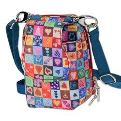 Charm 14 Quilt Made with Love 112312 Cell Phone Purse