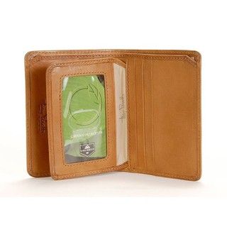 Tony Perotti Honey Prima Front Pocket Leather Bi fold Mens Wallet