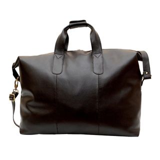 Kozmic Cognac NDM Leather Travel Duffle Bag