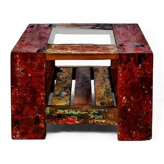 Ecologica Furniture Glass Side Table / End Table
