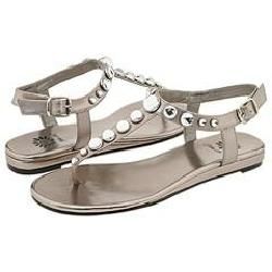 Yellow Box Craven Pewter Sandals (Size 7.5)