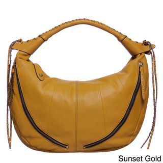 Oryany Studded Tassel Hobo Handbag