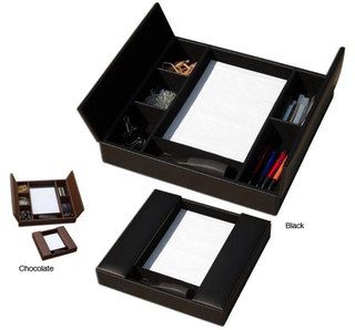 Dacasso 1000 Series Classic Leather Conference Room Organizer