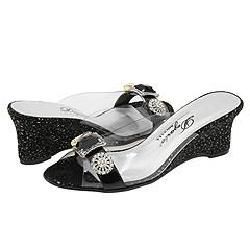 Dezario Diamond Black Sandals (Size 11)