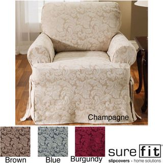 Scroll T cushion Chair Slipcover