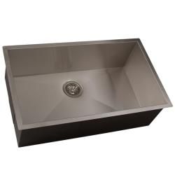 Ticor Stainless Steel 16 gauge Square Undermount Kitchen Sink