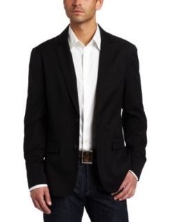 Kenneth Cole Mens Two Button Solid Blazer: Clothing