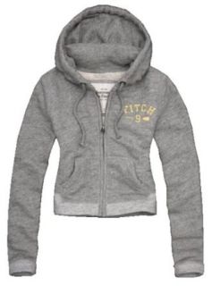 Abercrombie & Fitch Womens Sherpa Lined Full Zip Hoodie