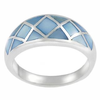 Tressa Sterling Silver Blue Mother of Pearl Ring Today $45.99 4.8 (5