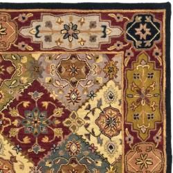 Handmade Heritage Bakhtiari Multi/ Red Wool Rug (76 x 96