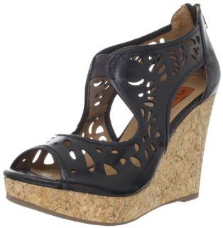 Miz Mooz Womens Kayla Wedge Pump,Black,10 M US: Shoes