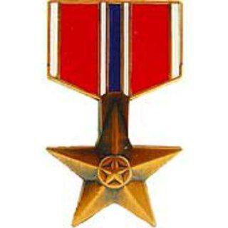 Bronze Star Medal Pin 1 3/16