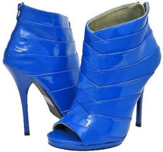  Qupid Demand 123 Cobalt Blue Women Ankle Boot, 7 M US Shoes