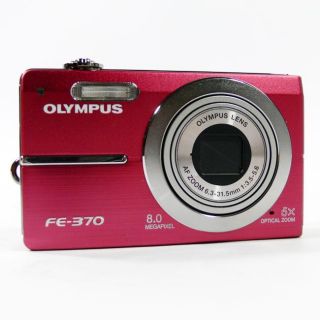 Olympus FE 370 8MP Red Digital Camera (Refurbished)